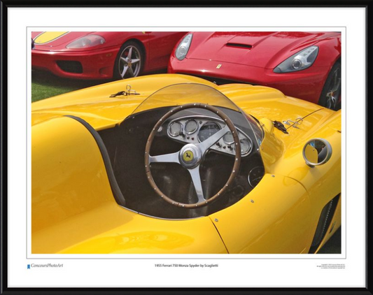 1955 Ferrari 750 Monza Spyder by Scaglietti / CPA610A / Color Image