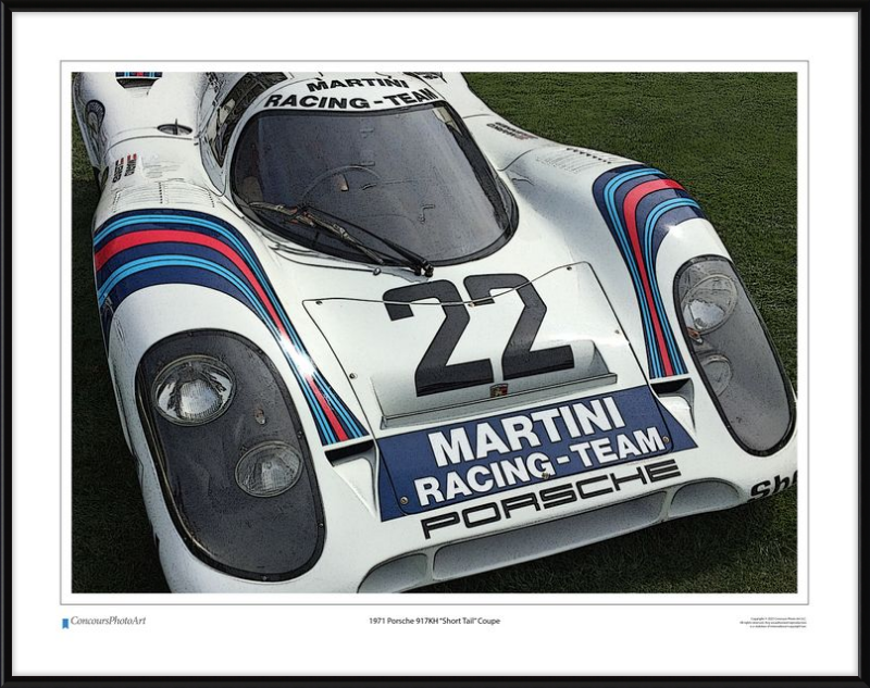1971 Porsche 917KH "Short Tail" Coupe / CPA409C / Stylized Image