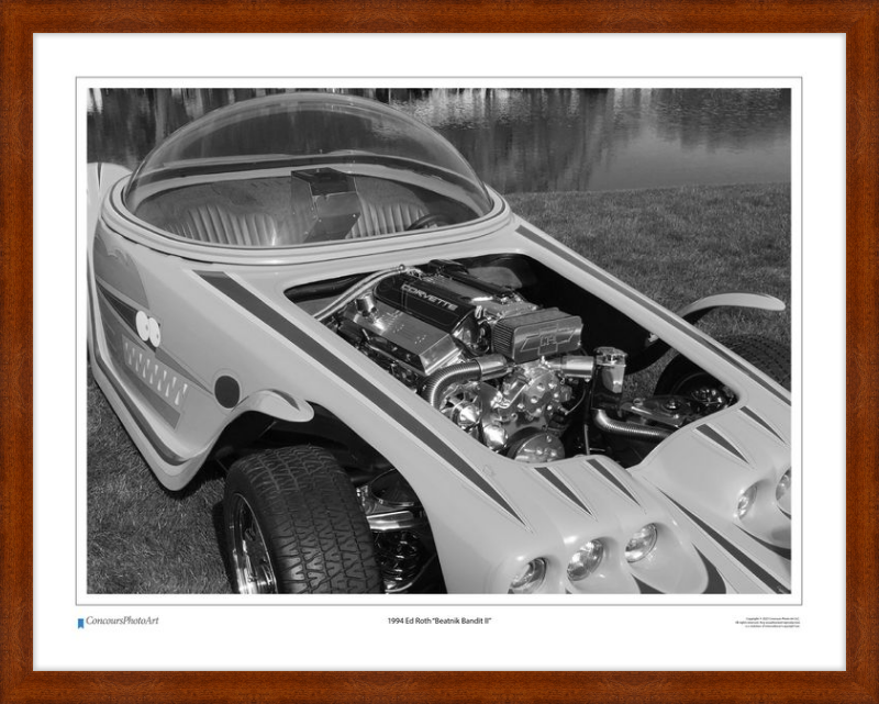 1994 Ed Roth "Beatnik Bandit II" / CPA507B / Black and White