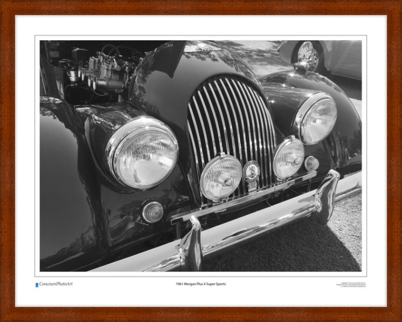 1961 Morgan Plus 4 / CPA108B / Black and White