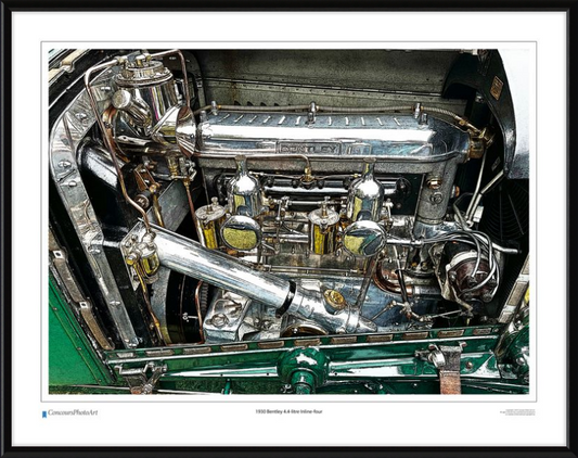 1930 Bentley 4.4-litre Inline-four / CPA713C / Stylized Print
