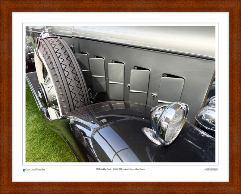 1931 Cadillac Series 355A V-8 Fleetwood Convertible Coupe / CPA323A / Color Print