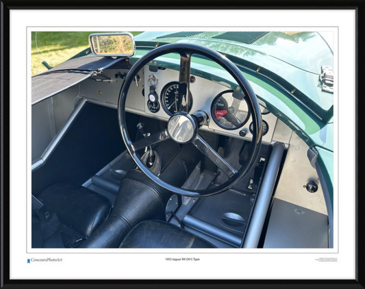 1953 Jaguar XK120 C-Type / CPA615A / Color Print