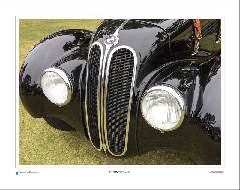 1937 BMW 328 Roadster / CPA206A / Color Print