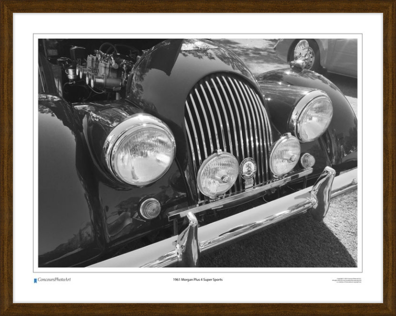 1961 Morgan Plus 4 / CPA108B / Black and White