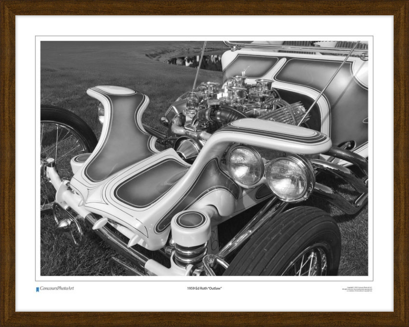 1959 Ed Roth "Outlaw" / CPA509B / Black and White