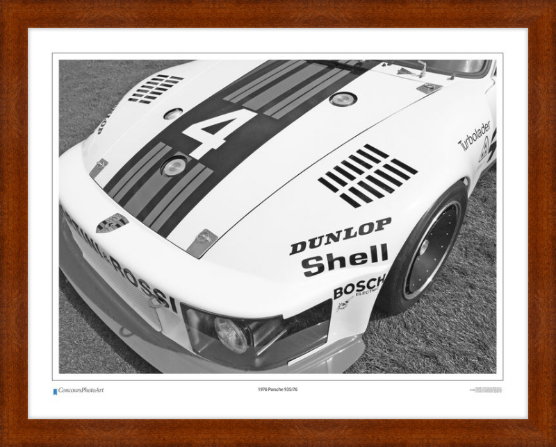 1976 Porsche 935/76 / CPA414B / B&W Print