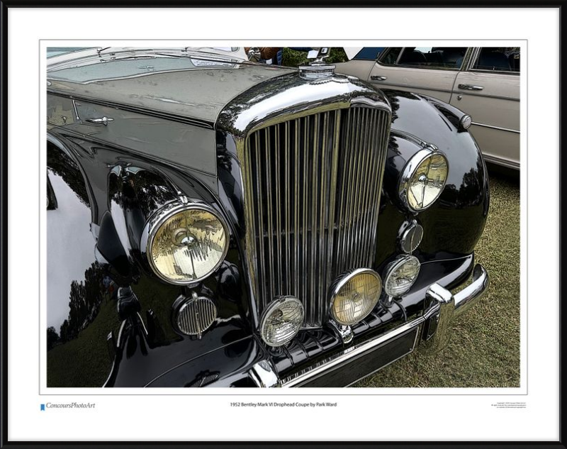 1952 Bentley Mark VI Drophead Coupe by Park Ward / CPA114C / Stylized Print