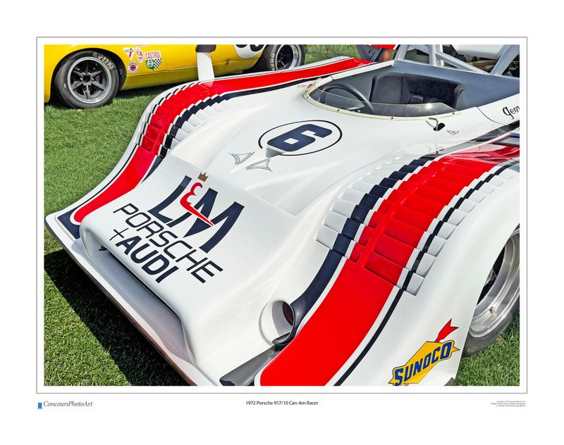 1972 Porsche 917/10 Can-Am Racer / CPA416A / Color Print