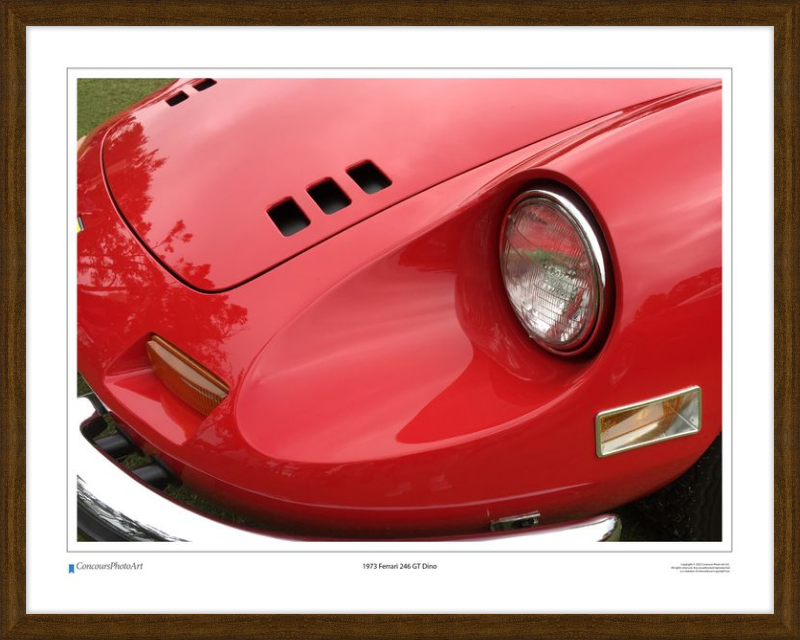 1973 Ferrari 246 GT Dino / CPA208A / Color Image