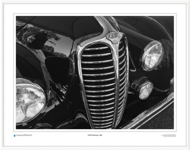 1949 Delahaye 148L / CPA207B / Black and White
