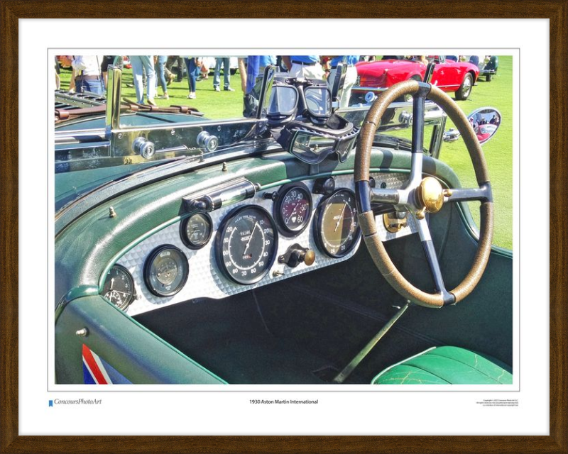 1930 Aston Martin International / CPA602A / Color Print