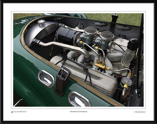1950 Allard J2 Ford Flathead / CPA701C / Stylized Image