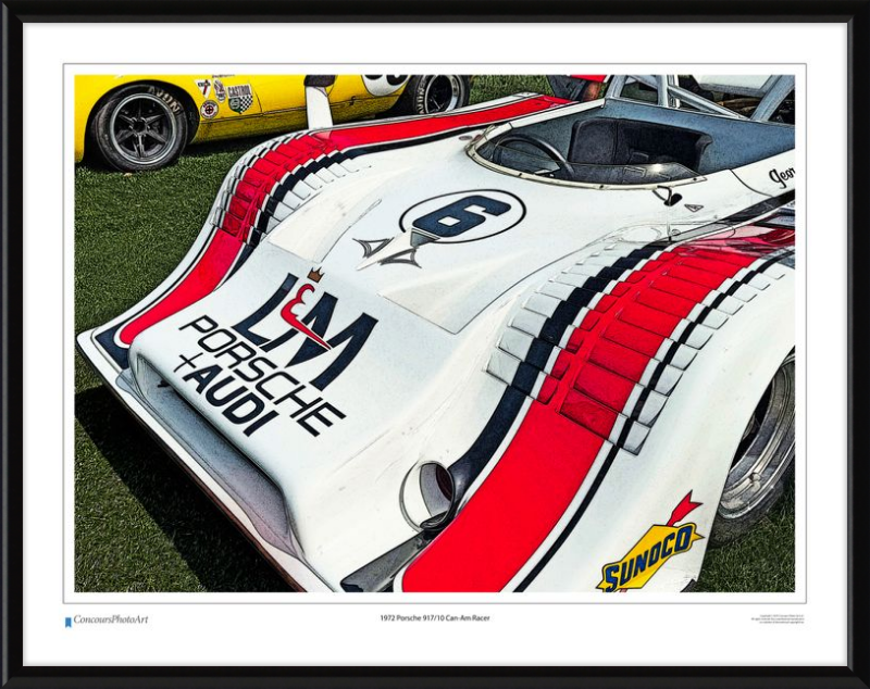 1972 Porsche 917/10 Can-Am Racer / CPA416C / Stylized Print