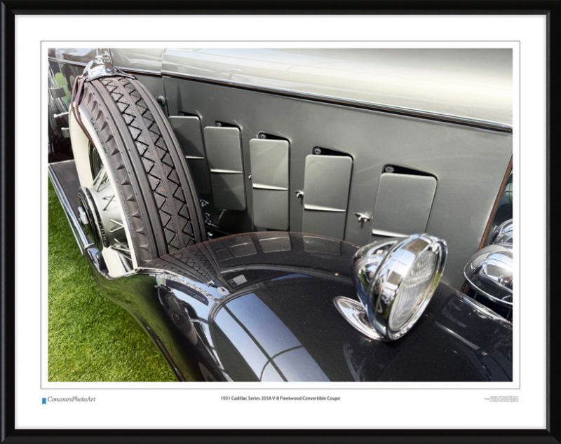 1931 Cadillac Series 355A V-8 Fleetwood Convertible Coupe / CPA323A / Color Print