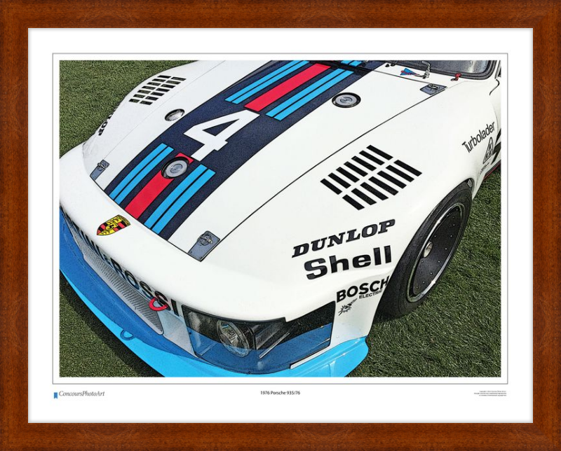 1976 Porsche 935/76 / CPA414C / Stylized Print