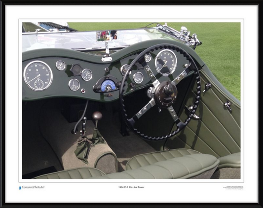 1934 SS 1 2½-Litre Tourer / CPA612A / Color Image