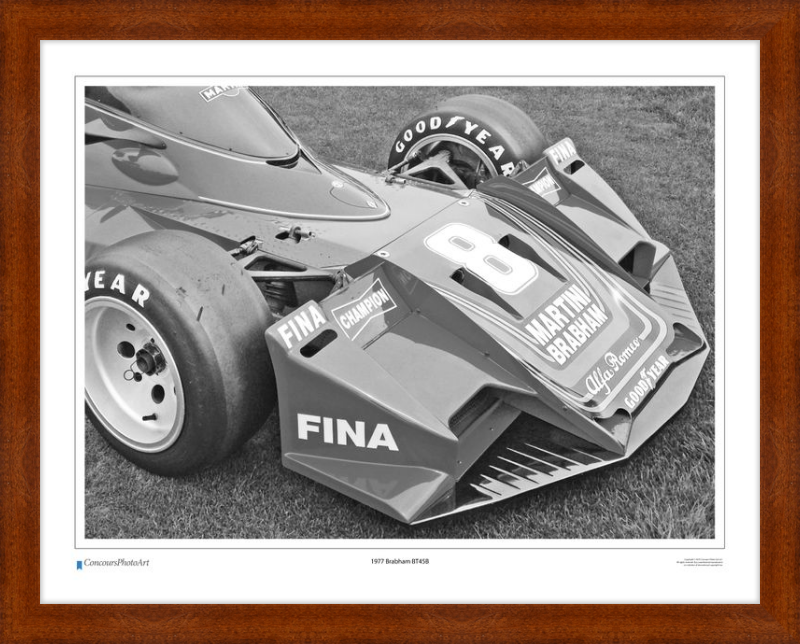 1977 Brabham BT45B / CPA412B / B&W Print