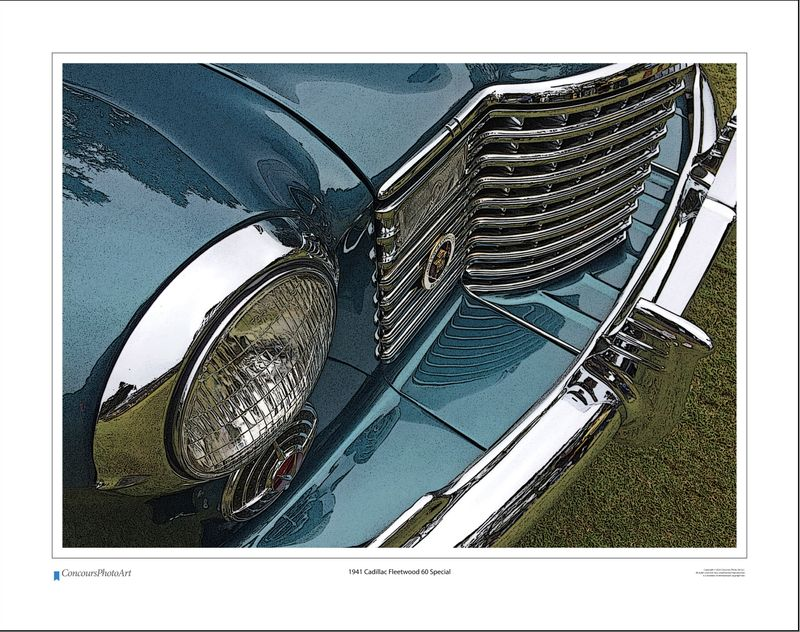 1941 Cadillac Fleetwood 60 Special / CPA321C / Stylized Print
