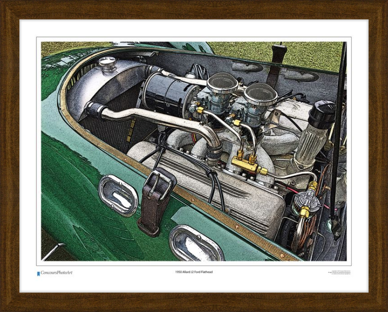 1950 Allard J2 Ford Flathead / CPA701C / Stylized Image