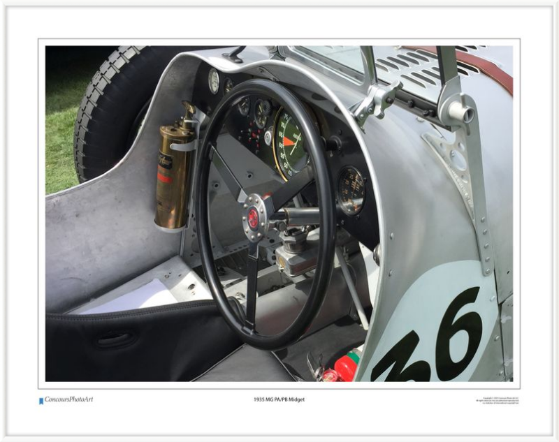 1935 MG PA/PB Midget / CPA607A / Color Image