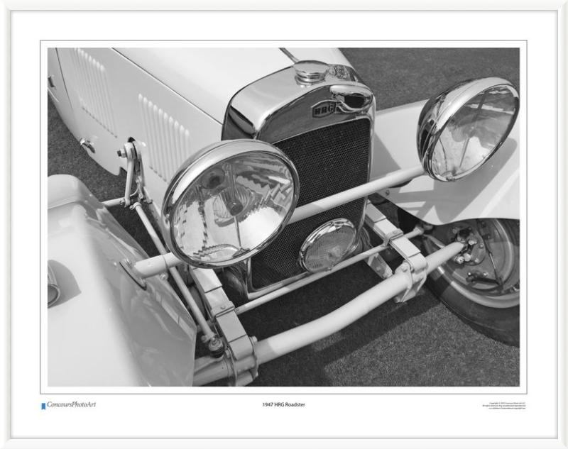 1947 HRG Roadster / CPA102B / Black and White