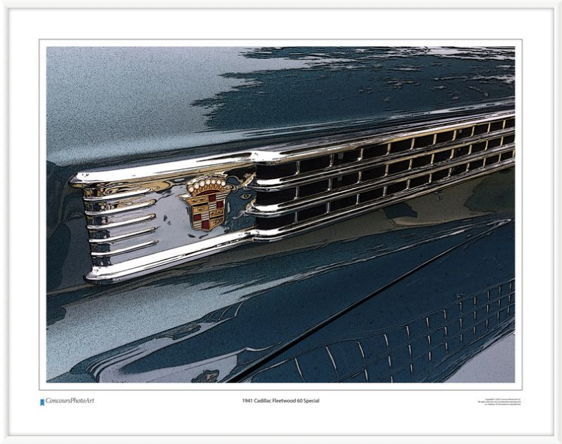 1941 Cadillac Fleetwood 60 Special / CPA305C / Stylized Image