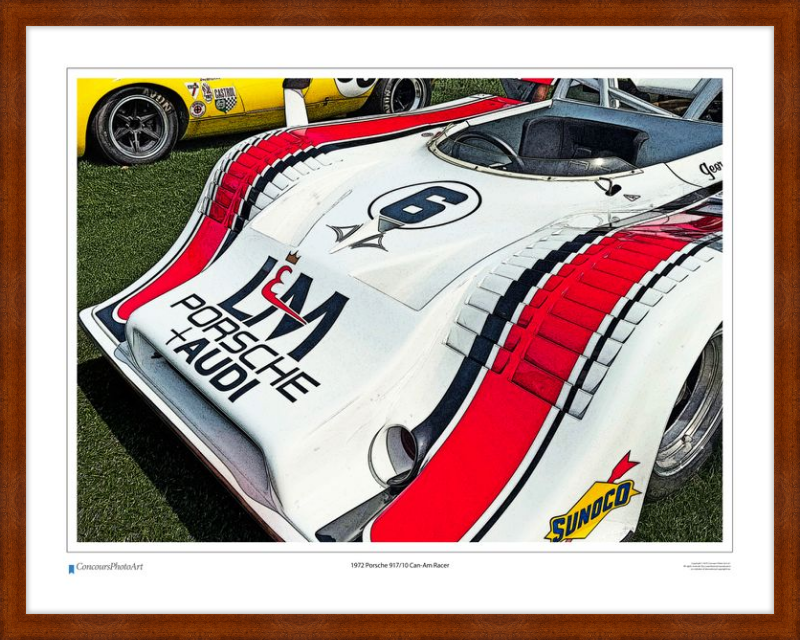 1972 Porsche 917/10 Can-Am Racer / CPA416C / Stylized Print