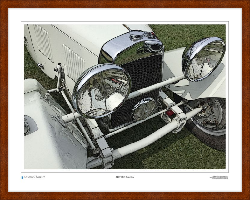 1947 HRG Roadster / CPA102C / Stylized Image