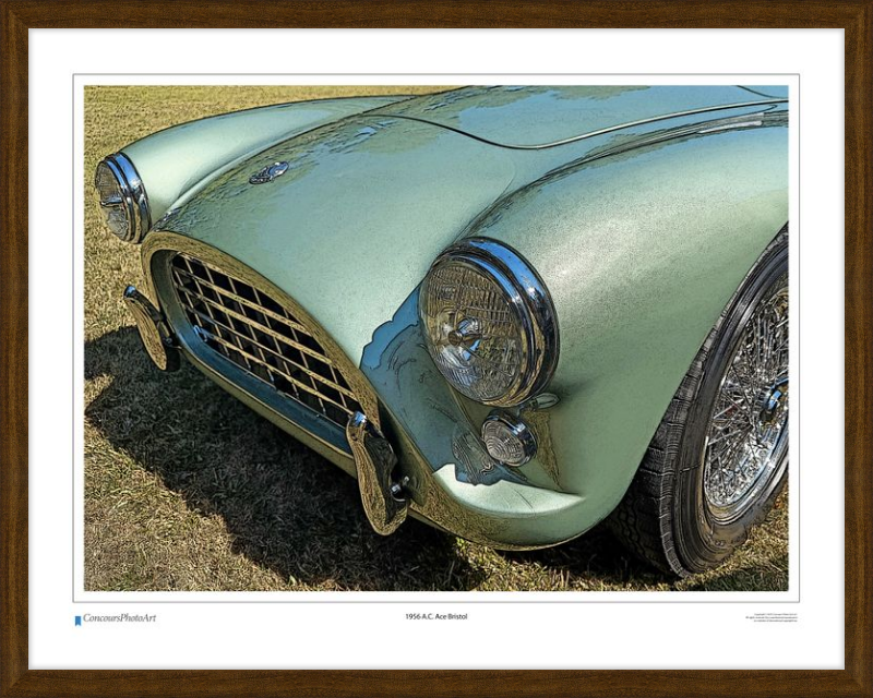 1956 A.C. Ace Bristol / CPA118C / Stylized Print