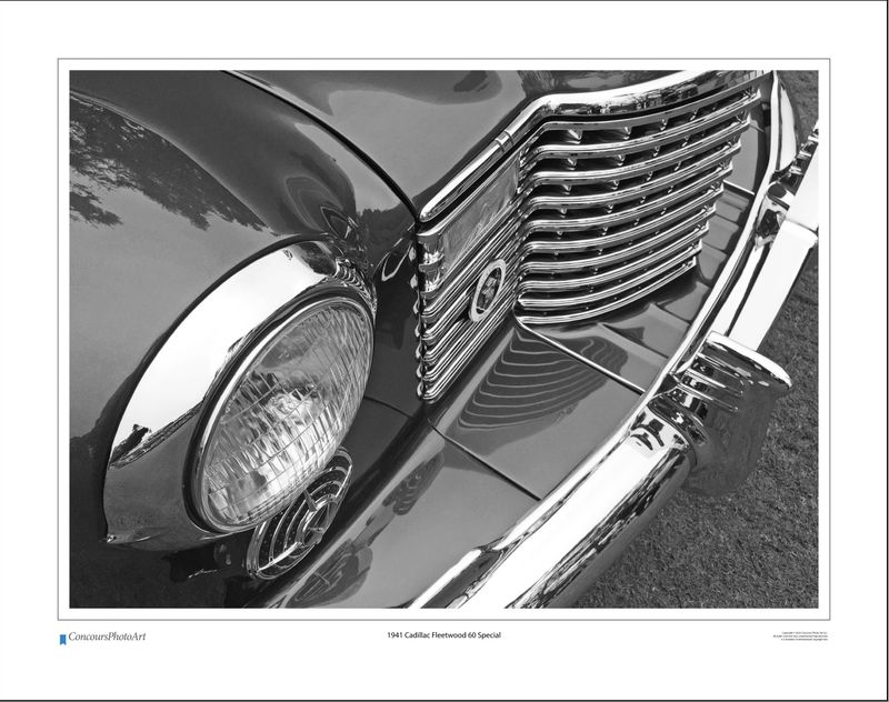 1941 Cadillac Fleetwood 60 Special / CPA321B / B&W Print
