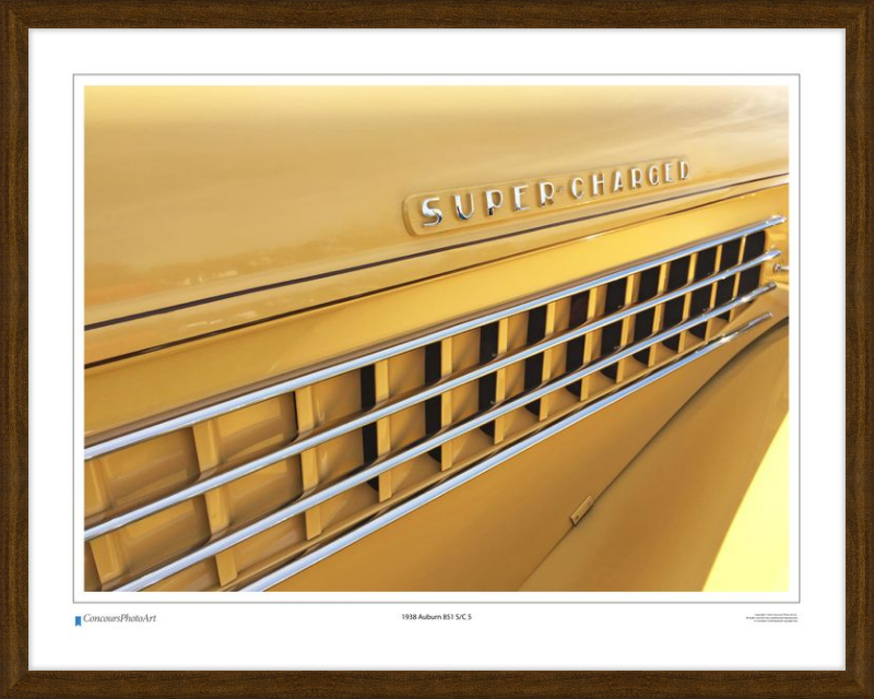 1938 Auburn 851 S/C 5 / CPA322A / Color Print