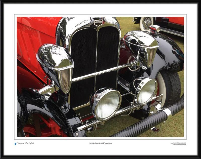 1928 Auburn 8-115 Speedster / CPA311A / Color Image