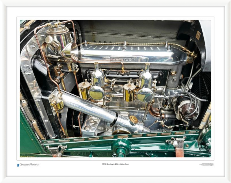 1930 Bentley 4.4-litre Inline-four / CPA713A / Color Print