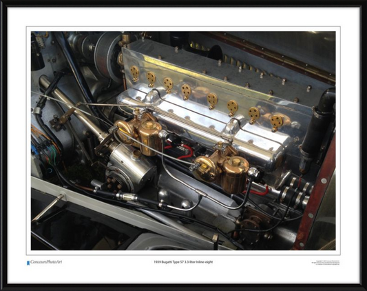 1939 Bugatti Type 57 3.3-liter Inline-eight / CPA710A / Color Image