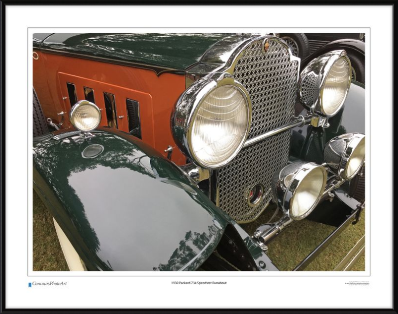 1930 Packard 734 Speedster Runabout / CPA318A / Color Print