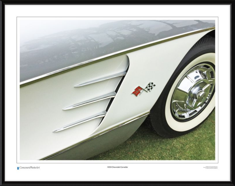 1959 Chevrolet Corvette / CPA320A / Color Print