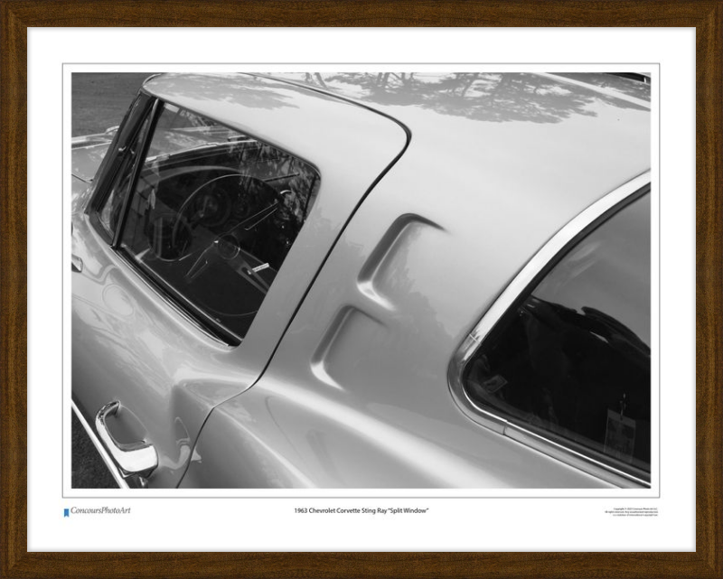 1963 Chevrolet Corvette Sting Ray "Split Window" / CPA301B / Black and White