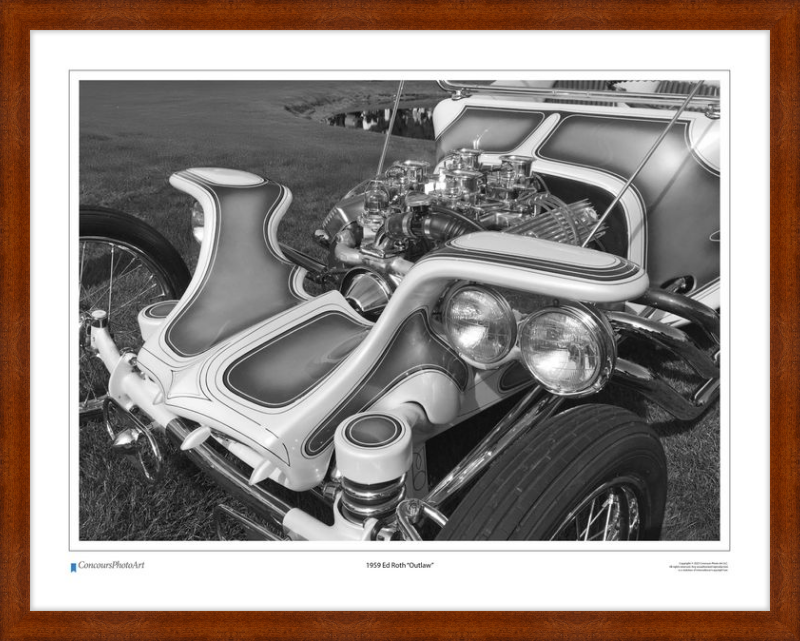 1959 Ed Roth "Outlaw" / CPA509B / Black and White