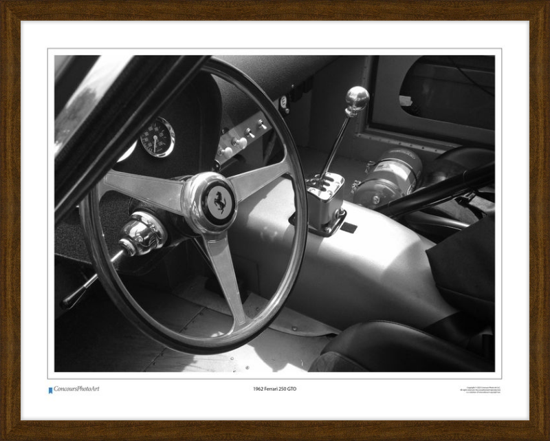 1962 Ferrari 250 GTO / CPA601B / Black and White