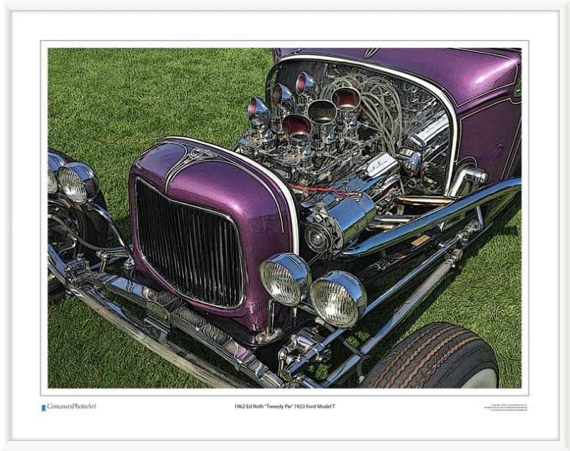 1962 Ed Roth "Tweedy Pie" / CPA502C / Stylized Image