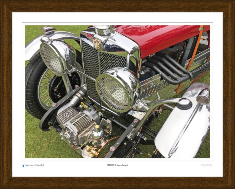 1933 MG J2 Supercharged / CPA101A / Color Print