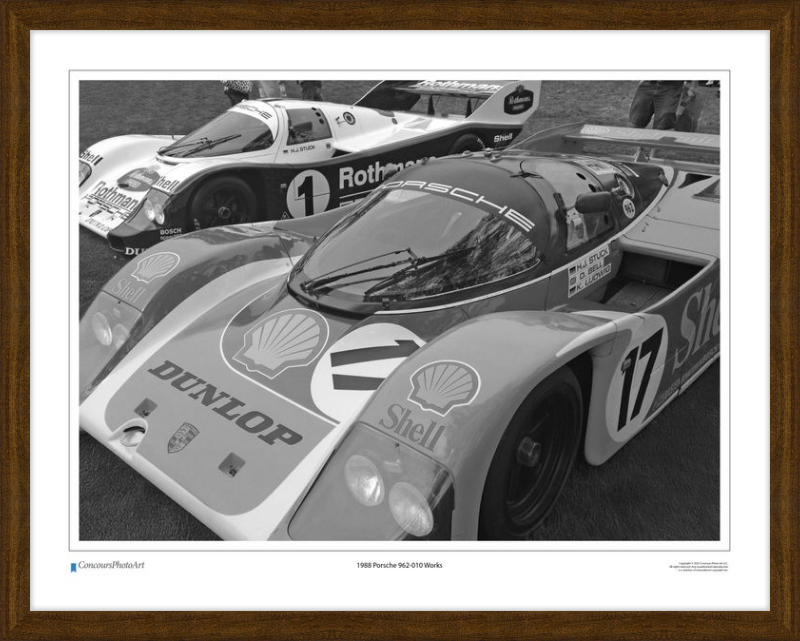 1988 Porsche 962-010 Works / CPA402B / Black and White