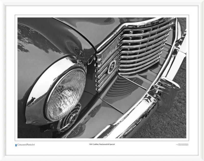 1941 Cadillac Fleetwood 60 Special / CPA321B / B&W Print