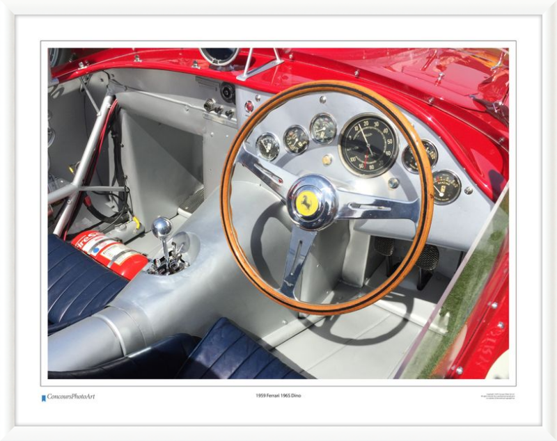 1959 Ferrari 196S Dino / CPA604A / Color Print