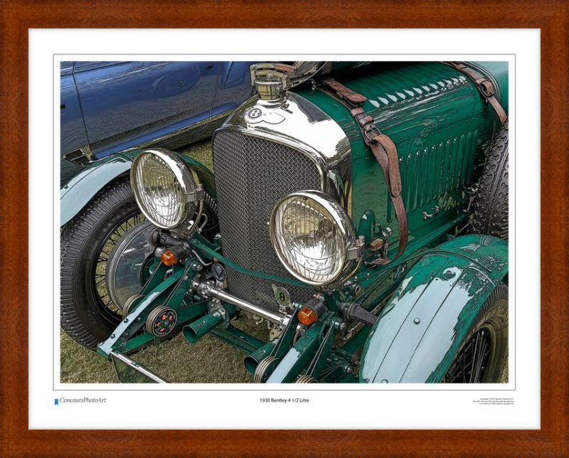 1930 Bentley 4 1/2 Litre / CPA113C / Stylized Print