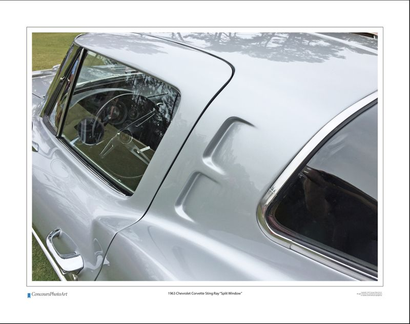 1963 Chevrolet Corvette Sting Ray "Split Window" / CPA301A / Collor Print