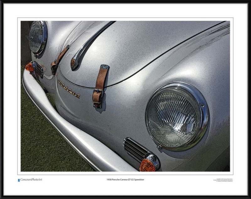 1958 Porsche Carrera GT GS Speedster / CPA203C / Stylized Image