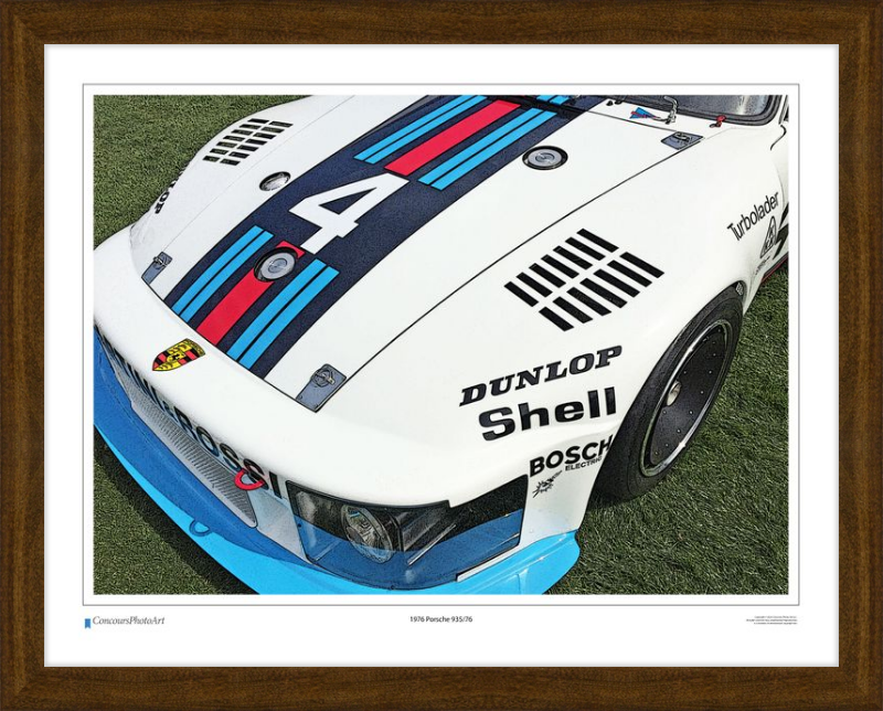 1976 Porsche 935/76 / CPA414C / Stylized Print