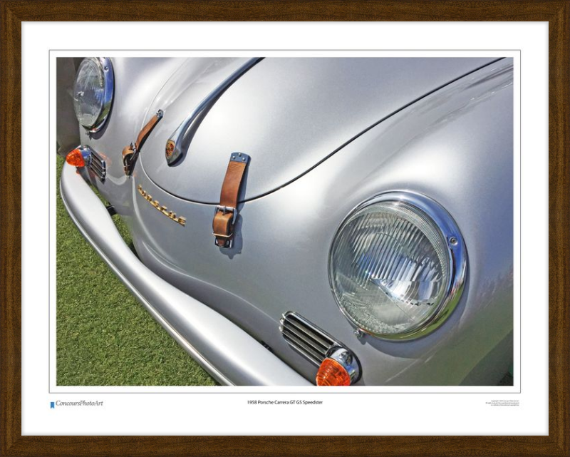1958 Porsche Carrera GT GS Speedster / CPA203A / Color Print